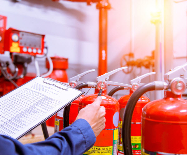 Testing and verification for fire fighting equipment and facilities 