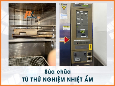 Sửa chữa tủ thử nghiệm nhiệt ẩm ETAC bị lỗi không hiển thị độ ẩm tại Phú Thọ