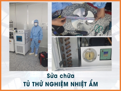 Sửa chữa tủ thử nghiệm nhiệt độ, độ ẩm tại Bắc Ninh - Khắc phục lỗi TEMP ERR, HUMI ERR